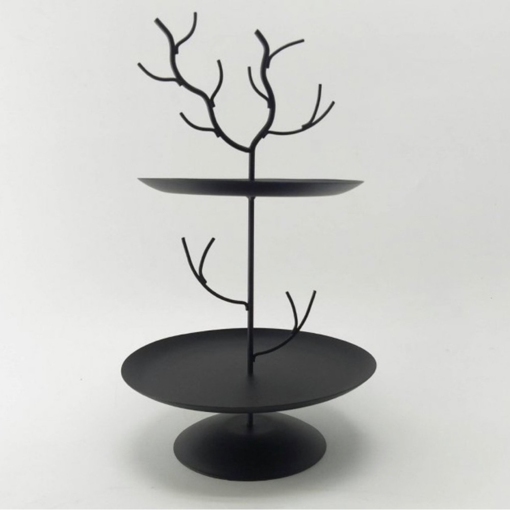 Target bullseye tiered halloween tree tray
